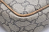 Authentic GUCCI GG Plus Clutch Hand Bag Purse PVC Leather Brown Junk 4070K