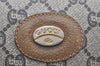 Authentic GUCCI GG Plus Clutch Hand Bag Purse PVC Leather Brown Junk 4070K