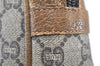 Authentic GUCCI GG Plus Clutch Hand Bag Purse PVC Leather Brown Junk 4070K