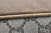 Authentic GUCCI GG Plus Clutch Hand Bag Purse PVC Leather Brown Junk 4070K