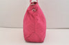 Auth PRADA VELA Nylon Tessuto Saffiano Leather 2Way Tote Bag BN2867 Pink 4071J