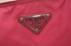 Auth PRADA VELA Nylon Tessuto Saffiano Leather 2Way Tote Bag BN2867 Pink 4071J