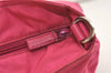 Auth PRADA VELA Nylon Tessuto Saffiano Leather 2Way Tote Bag BN2867 Pink 4071J
