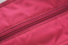 Auth PRADA VELA Nylon Tessuto Saffiano Leather 2Way Tote Bag BN2867 Pink 4071J
