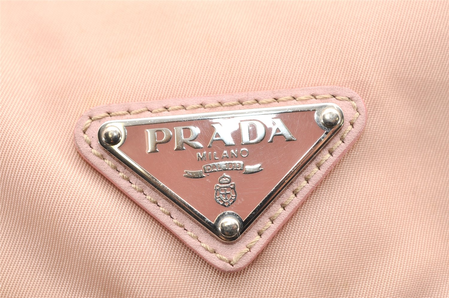 Authentic PRADA Vela Sport Nylon Tessuto Leather Shoulder Bag BT8994 Pink 4071K