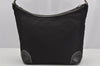 Authentic PRADA Nylon Tessuto Leather Shoulder Hand Bag Purse Black 4072J