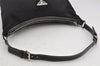 Authentic PRADA Nylon Tessuto Leather Shoulder Hand Bag Purse Black 4072J