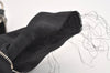 Authentic PRADA Nylon Tessuto Leather Shoulder Hand Bag Purse Black 4072J