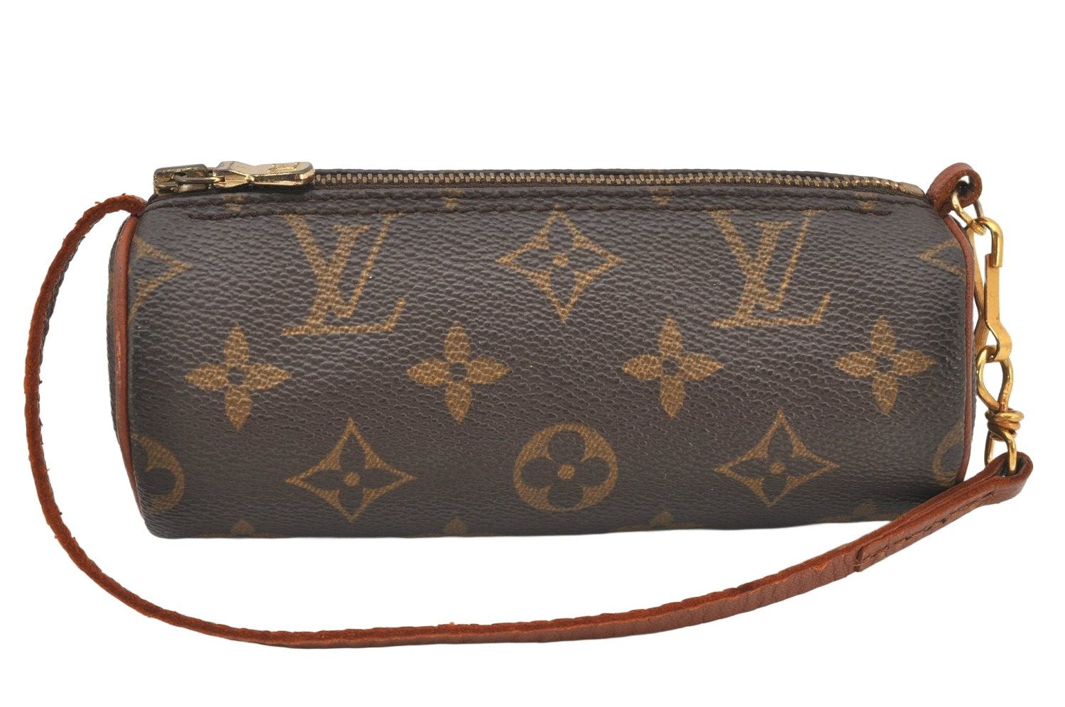 Authentic Louis Vuitton Monogram Papillon Pouch Old Model LV 4072K
