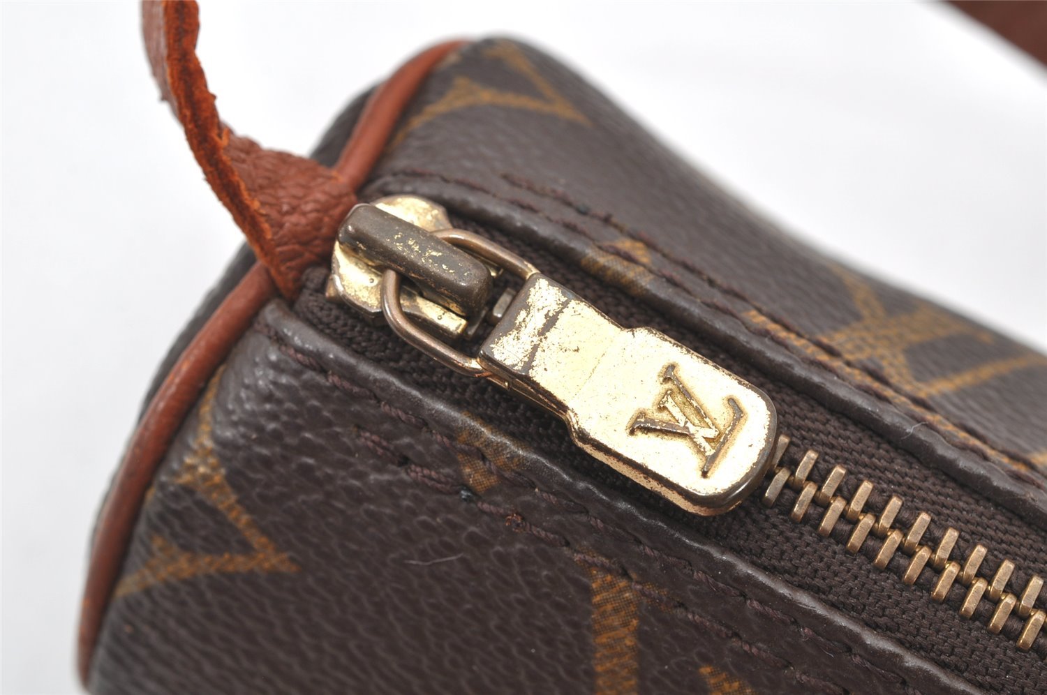 Authentic Louis Vuitton Monogram Papillon Pouch Old Model LV 4072K