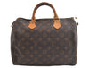 Authentic Louis Vuitton Monogram Speedy 30 Hand Boston Bag M41526 LV 4073K