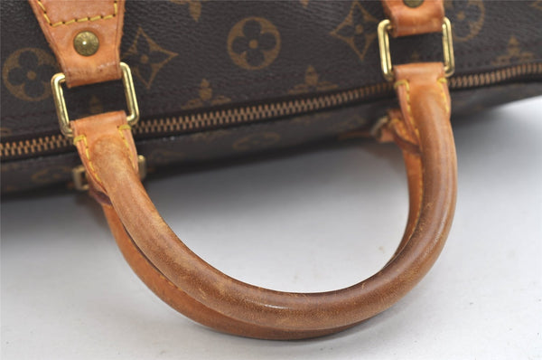 Authentic Louis Vuitton Monogram Speedy 30 Hand Boston Bag M41526 LV 4073K