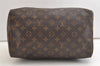 Authentic Louis Vuitton Monogram Speedy 30 Hand Boston Bag M41526 LV 4073K