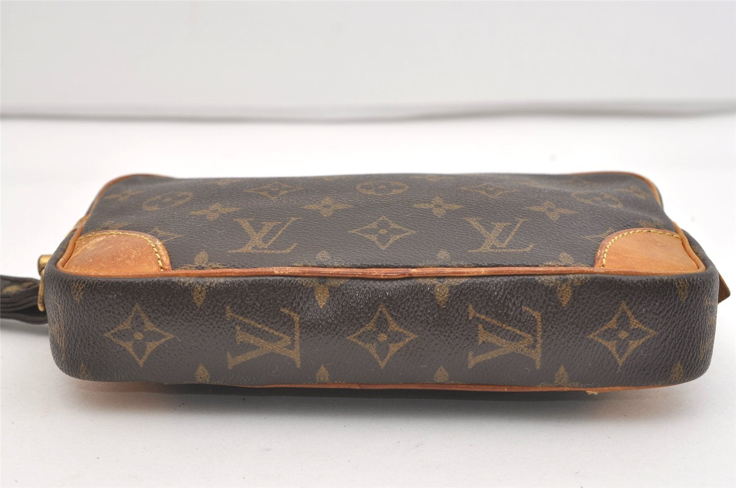 Authentic Louis Vuitton Monogram Marly Dragonne PM M51827 Clutch Bag Junk 4074J
