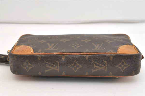 Authentic Louis Vuitton Monogram Marly Dragonne PM M51827 Clutch Bag Junk 4074J