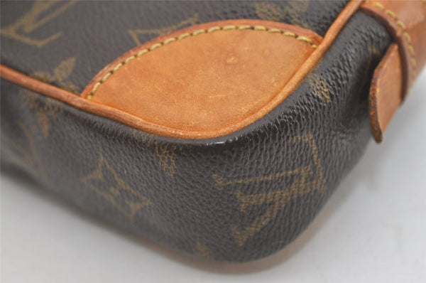 Authentic Louis Vuitton Monogram Marly Dragonne PM M51827 Clutch Bag Junk 4074J