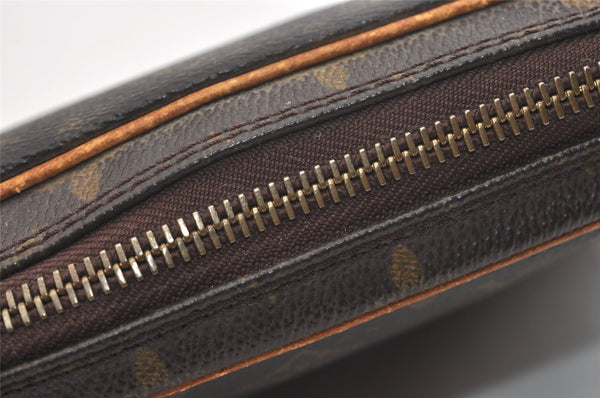 Authentic Louis Vuitton Monogram Marly Dragonne PM M51827 Clutch Bag Junk 4074J