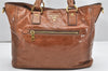 Authentic PRADA VITELLO SHINE Leather 2Way Shoulder Tote Bag BN2151 Brown 4074K