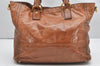 Authentic PRADA VITELLO SHINE Leather 2Way Shoulder Tote Bag BN2151 Brown 4074K