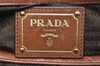 Authentic PRADA VITELLO SHINE Leather 2Way Shoulder Tote Bag BN2151 Brown 4074K