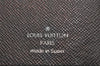 Authentic Louis Vuitton Damier Graphite Zippy Wallet Vertical N63095 LV 4075J