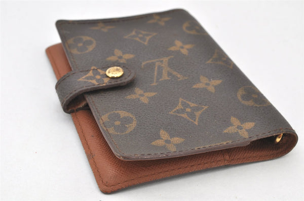 Authentic Louis Vuitton Monogram Agenda PM Notebook Cover R20005 LV 4075K