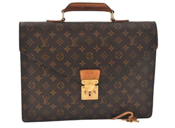 Authentic Louis Vuitton Monogram Serviette Conseiller Briefcase M53331 LV 4076K