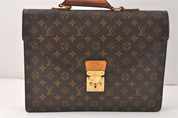 Authentic Louis Vuitton Monogram Serviette Conseiller Briefcase M53331 LV 4076K
