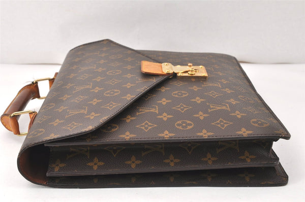 Authentic Louis Vuitton Monogram Serviette Conseiller Briefcase M53331 LV 4076K
