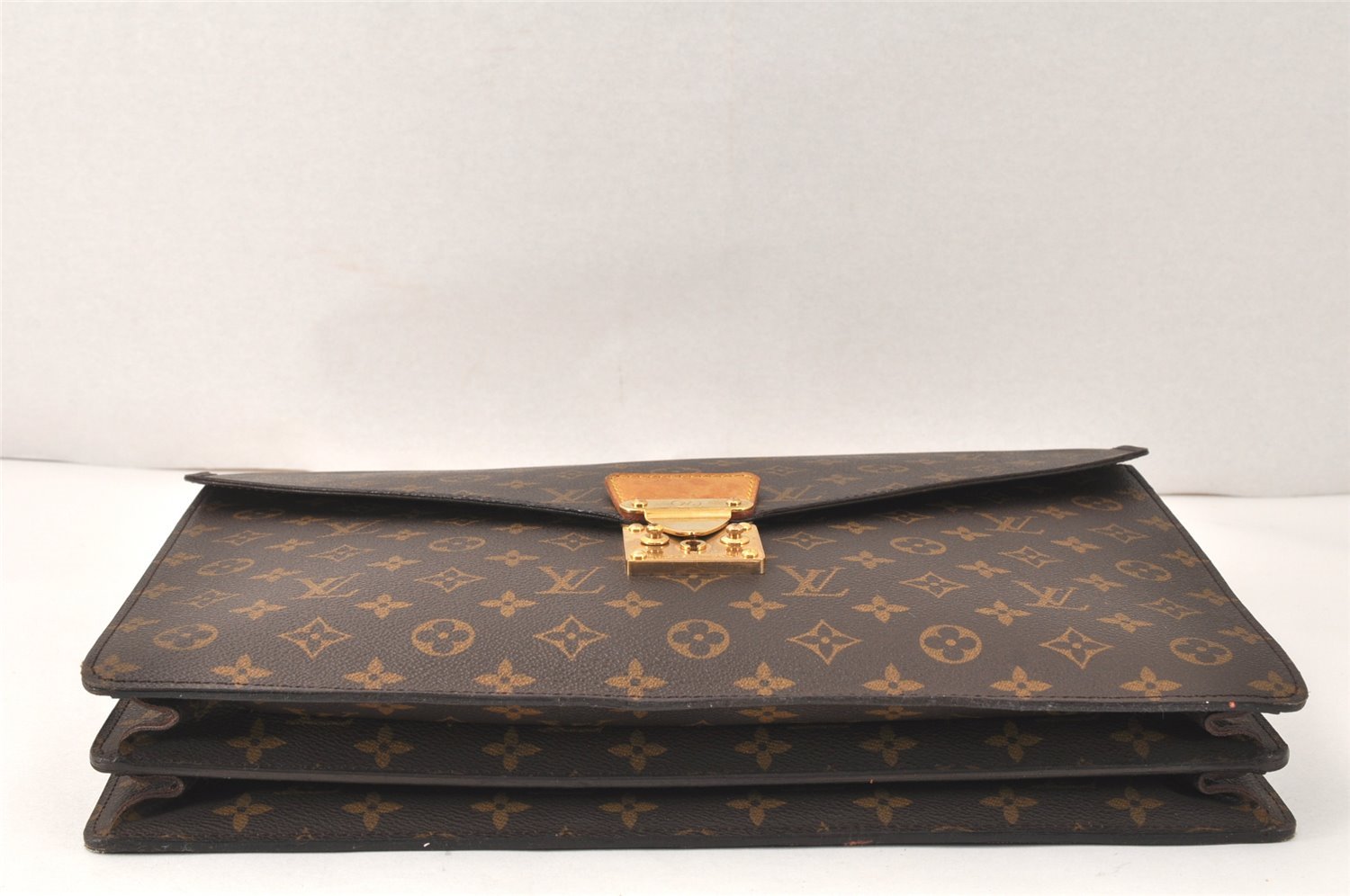 Authentic Louis Vuitton Monogram Serviette Conseiller Briefcase M53331 LV 4076K