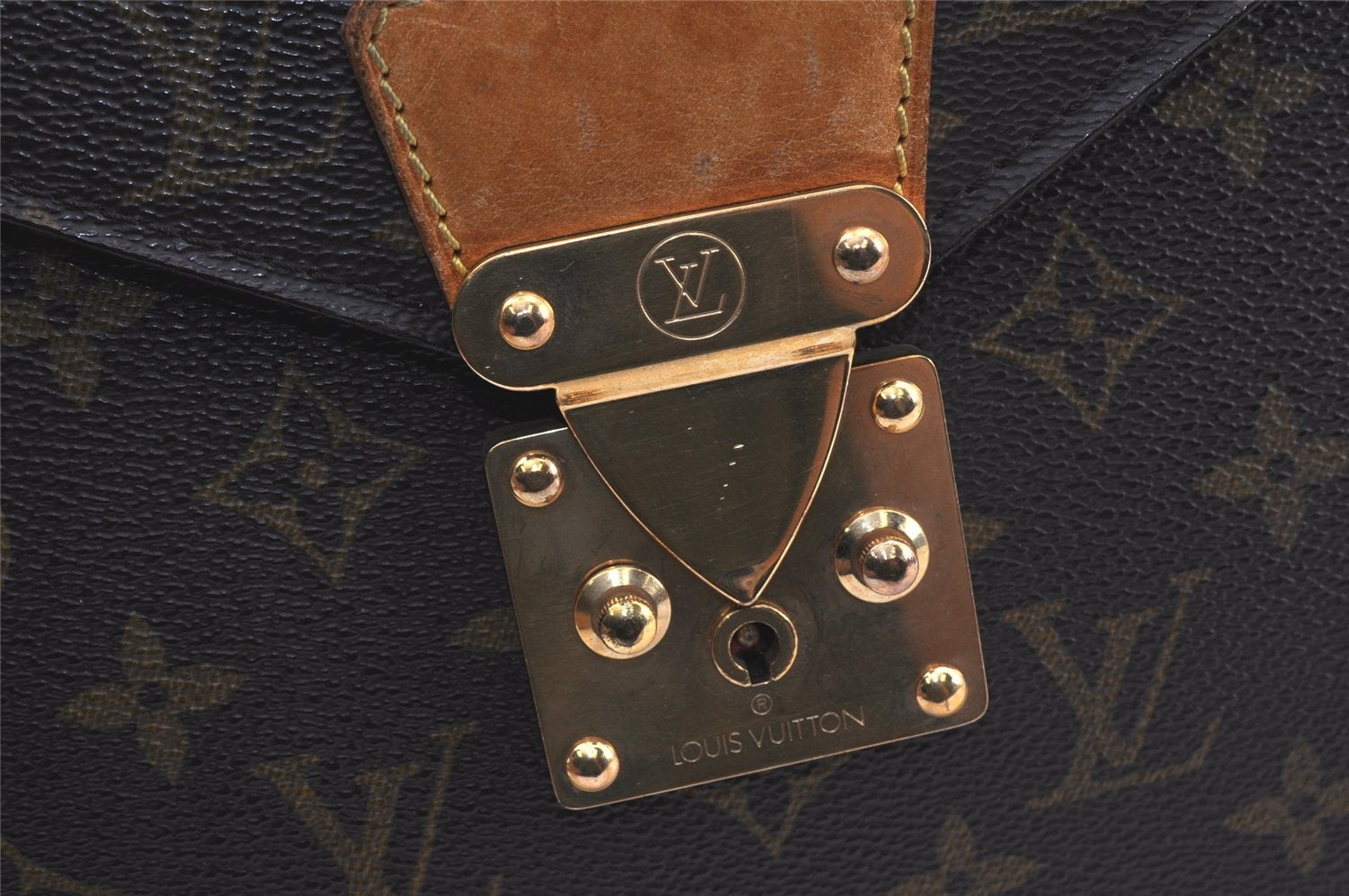 Authentic Louis Vuitton Monogram Serviette Conseiller Briefcase M53331 LV 4076K