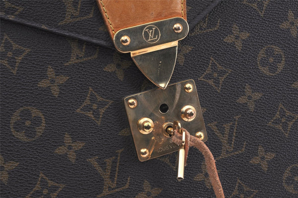 Authentic Louis Vuitton Monogram Serviette Conseiller Briefcase M53331 LV 4076K