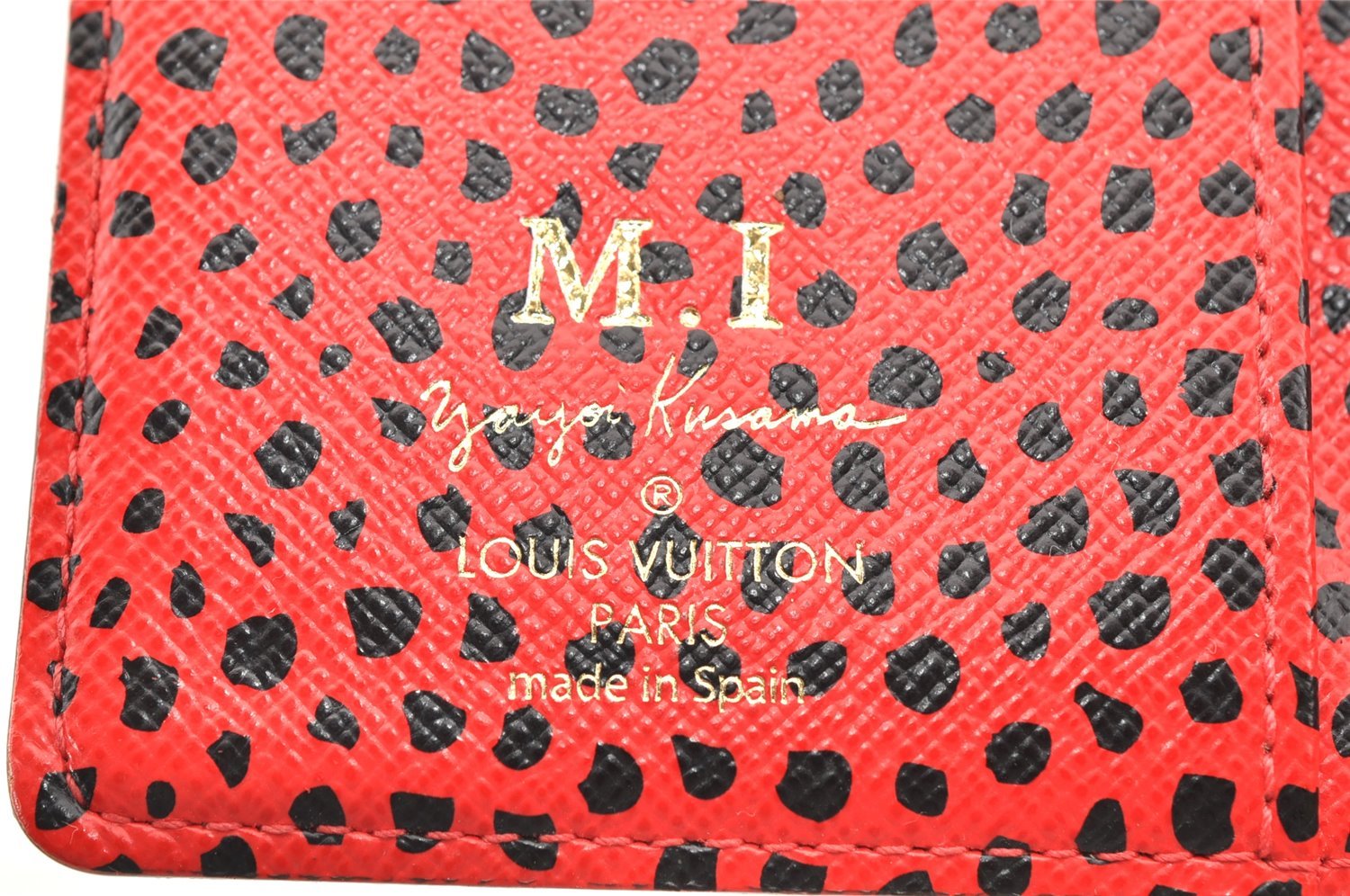 Auth Louis Vuitton Monogram Agenda PM Yayoi Kusama M91516 Notebook Cover 4077I