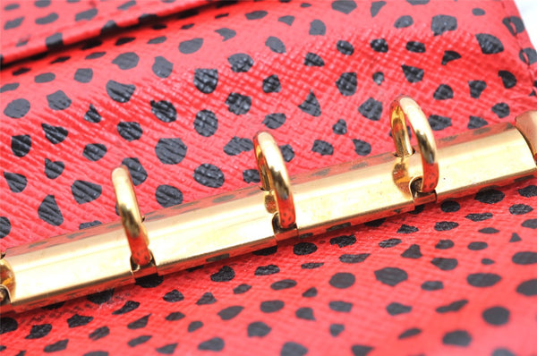 Auth Louis Vuitton Monogram Agenda PM Yayoi Kusama M91516 Notebook Cover 4077I