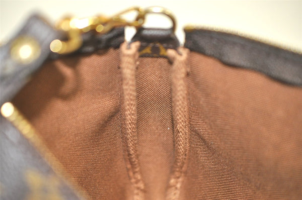 Authentic Louis Vuitton Monogram Pochette Accessoires Shoulder Cross Pouch 4078K