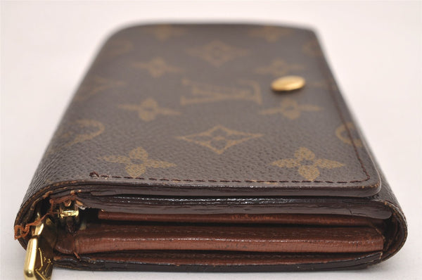 Auth Louis Vuitton Monogram Porte Monnaie Billets Tresor Wallet M61730 LV 4079J