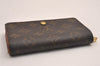 Auth Louis Vuitton Monogram Porte Monnaie Billets Tresor Wallet M61730 LV 4079J