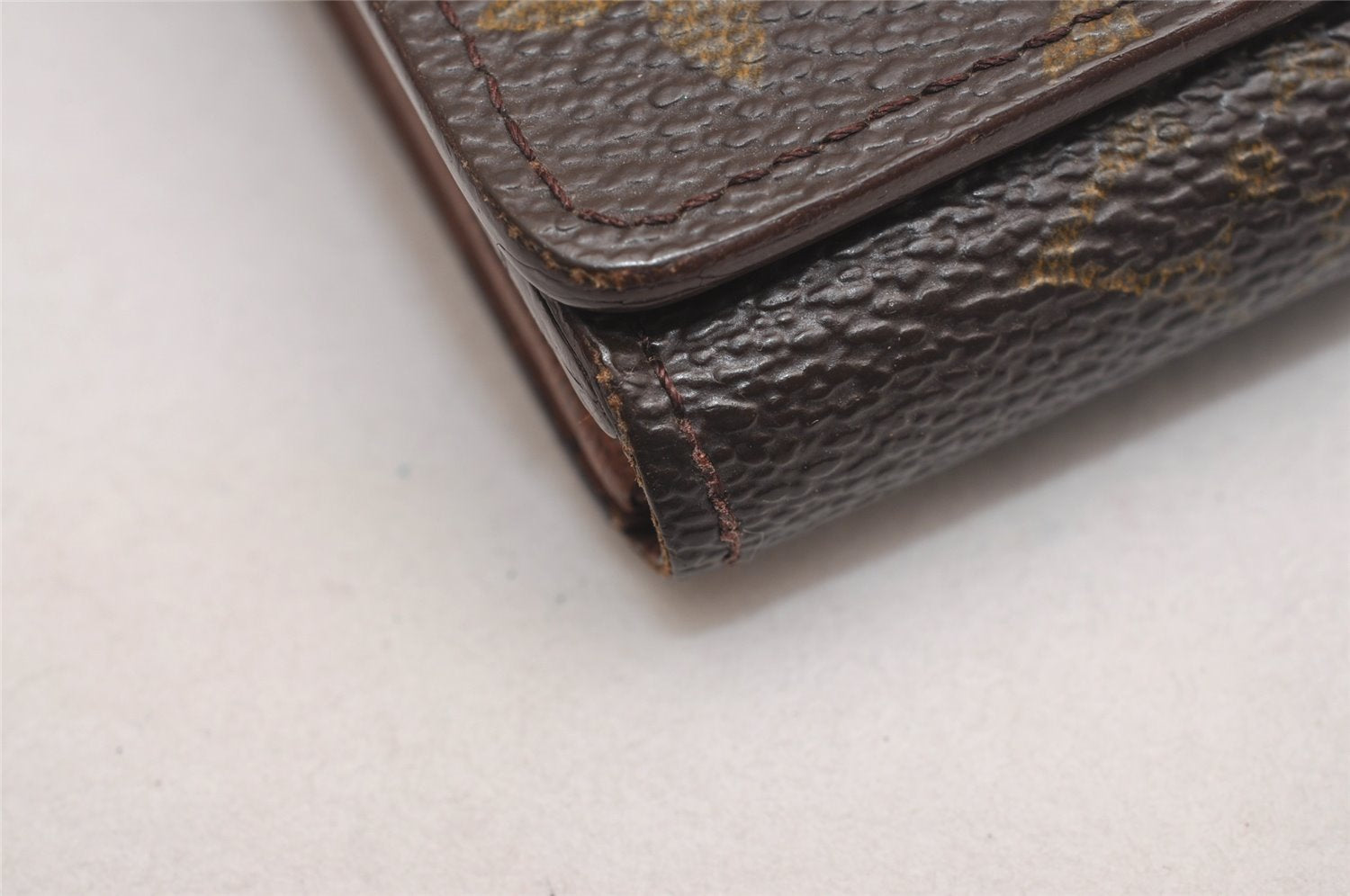 Auth Louis Vuitton Monogram Porte Monnaie Billets Tresor Wallet M61730 LV 4079J