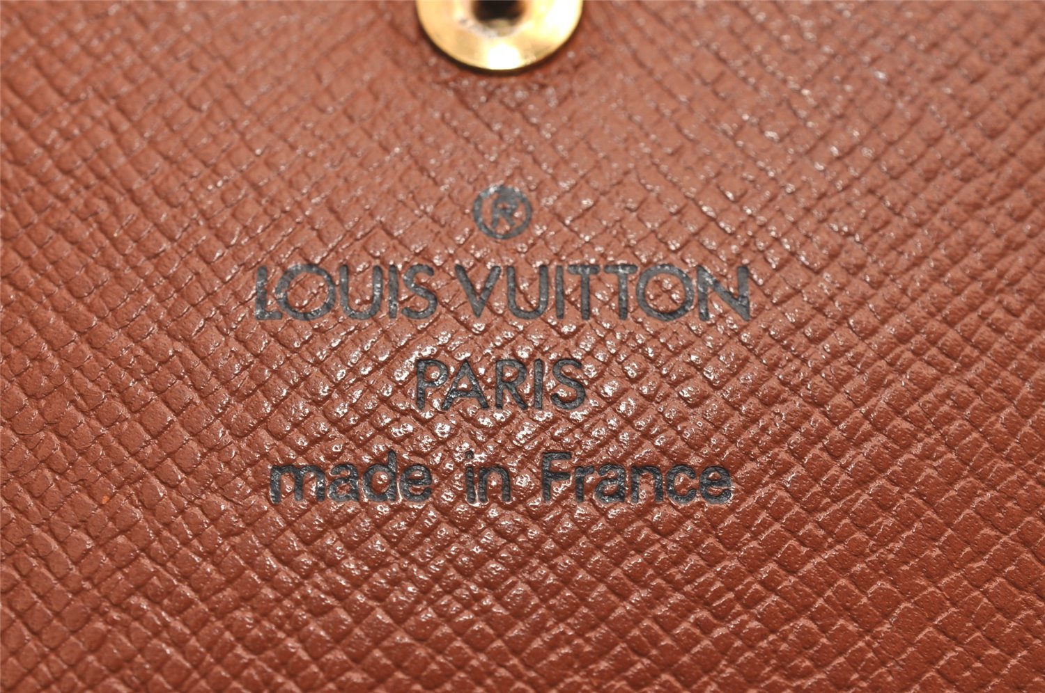 Auth Louis Vuitton Monogram Porte Monnaie Billets Tresor Wallet M61730 LV 4079J