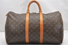 Authentic Louis Vuitton Monogram Keepall 45 Travel Boston Bag M41428 LV 4079K