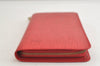 Authentic Louis Vuitton Epi Porte Monnaie Zip Wallet Purse Red LV 4080K