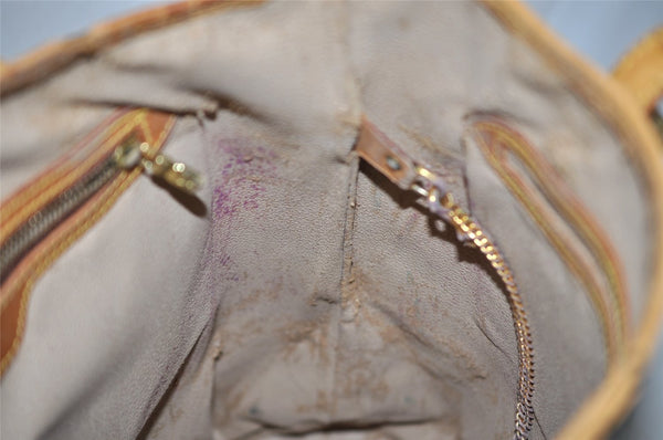 Authentic Louis Vuitton Monogram Bucket GM Shoulder Tote Bag M42236 Junk 4081I