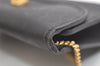 Authentic Christian Dior Honeycomb Shoulder Bag Chain PVC Leather Black 4081K