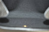 Authentic Christian Dior Honeycomb Shoulder Bag Chain PVC Leather Black 4081K