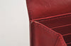 Authentic Louis Vuitton Vernis Portefeuille Sarah Wallet Red M93530 LV 4082I