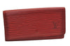 Authentic Louis Vuitton Epi Multicles 4 Key Case Red M63827 LV 4082J