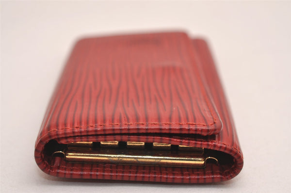 Authentic Louis Vuitton Epi Multicles 4 Key Case Red M63827 LV 4082J