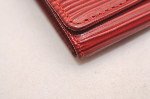 Authentic Louis Vuitton Epi Multicles 4 Key Case Red M63827 LV 4082J