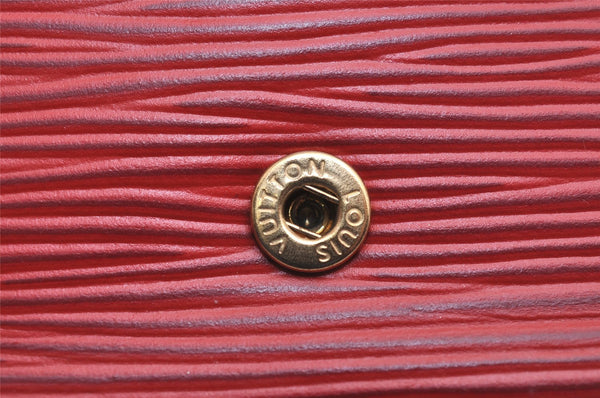 Authentic Louis Vuitton Epi Multicles 4 Key Case Red M63827 LV 4082J