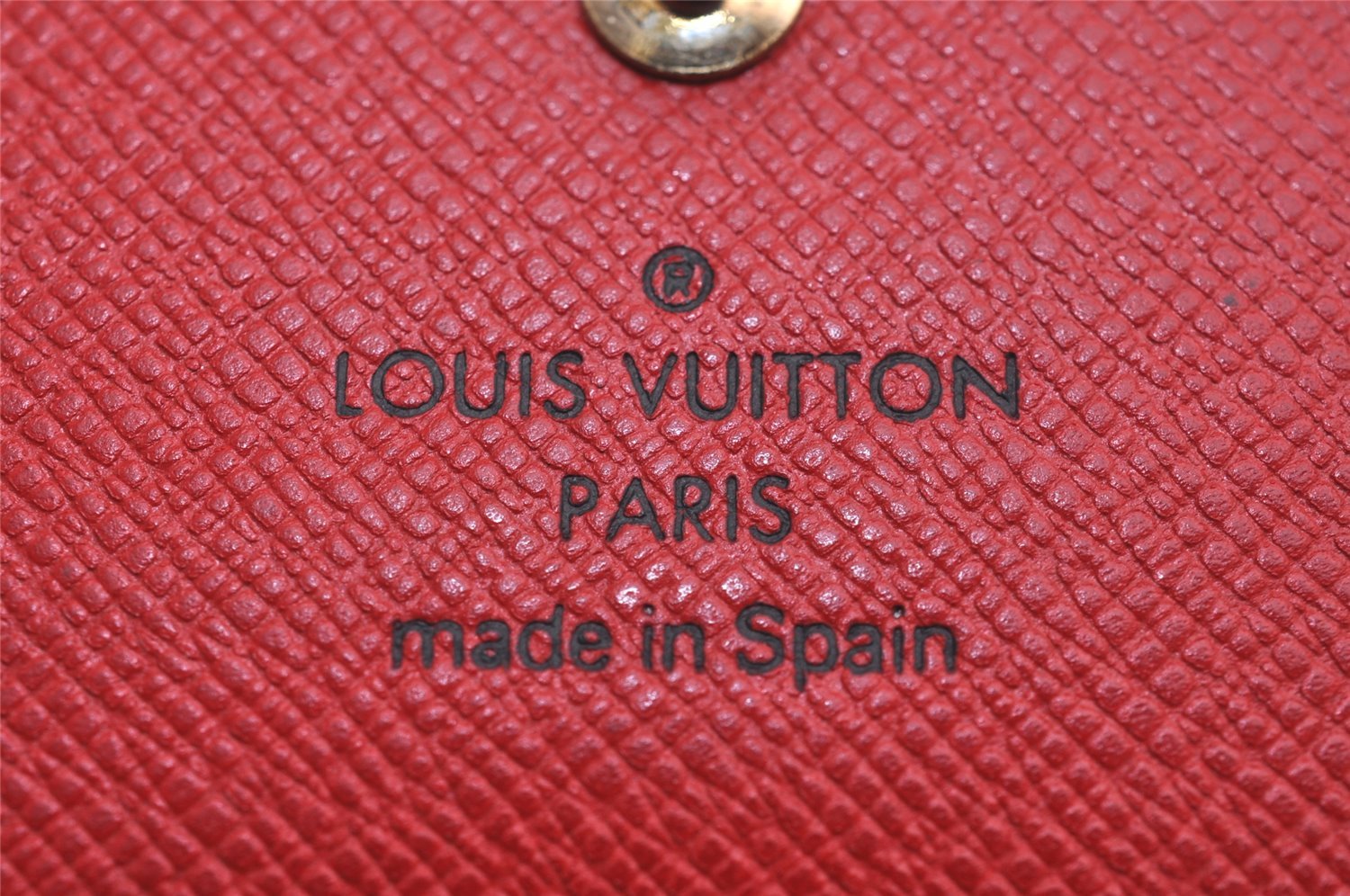 Authentic Louis Vuitton Epi Multicles 4 Key Case Red M63827 LV 4082J